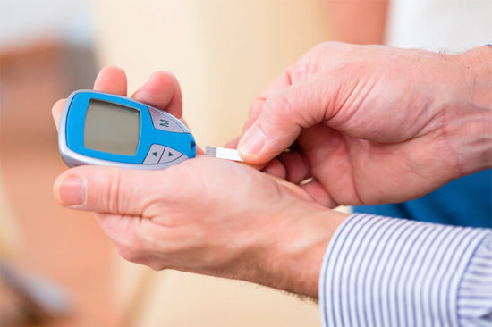 hombres con diabetes